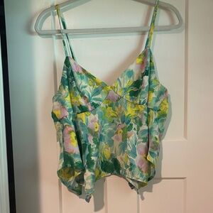 💥3 for $18💥 Wild Fable Floral Camisole in Green and Yellow